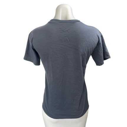 AC/DC Rock Band Women's Black Short Sleeve Concert Tour Basic Tee T-Shirt Top XS