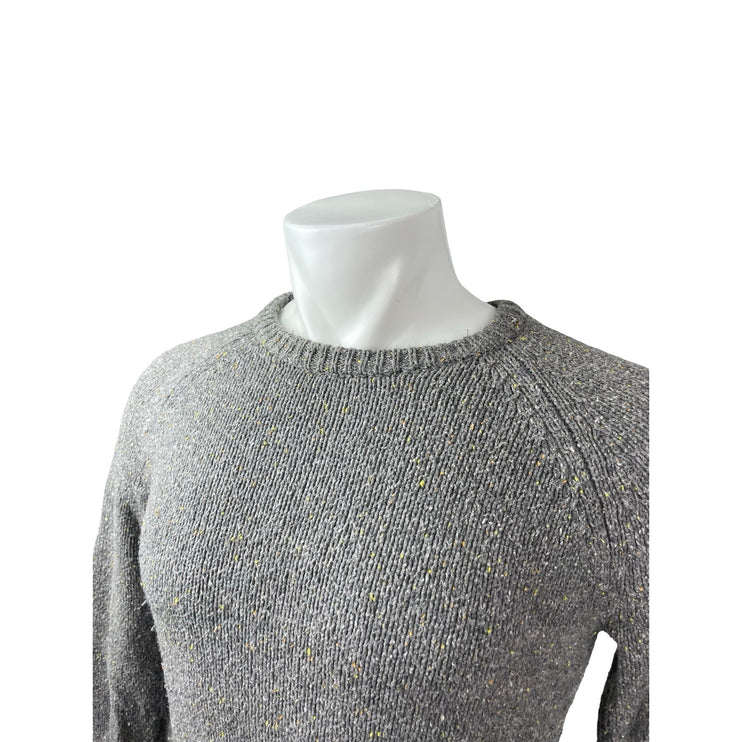 Hawkings McGill Men's Gray Long Sleeve Knit Crew Neck Cozy Sweater Top Size S