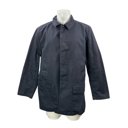 J.Crew Ludlow Men's Navy Blue Long Sleeve Pocket Casual Coat Jacket Size XL