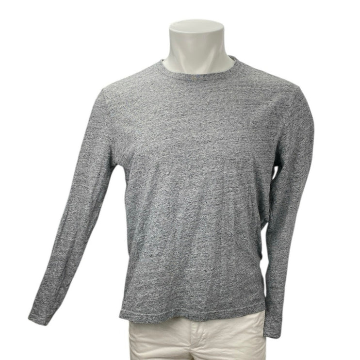 Banana Republic Vintage Men's Gray Crewneck Long Sleeve Tee T-shirt Top Size M