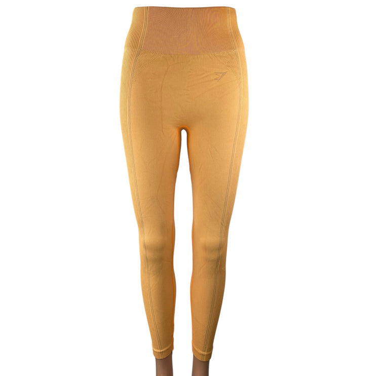 Gymshark Beige High Waist Skinny Yoga Gym Athletic Activewear Leggings Pants S