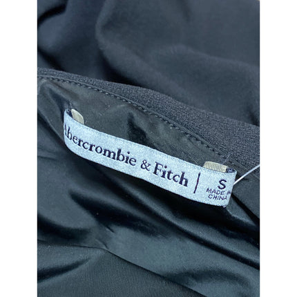 NEW Abercrombie & Fitch Black Sleeveless One Shoulder Wide Leg Romper Jumpsuit S