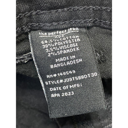 The Perfect Jean Mens Black High Rise Slim Fit Skinny Denim Jeans Pants Size 31