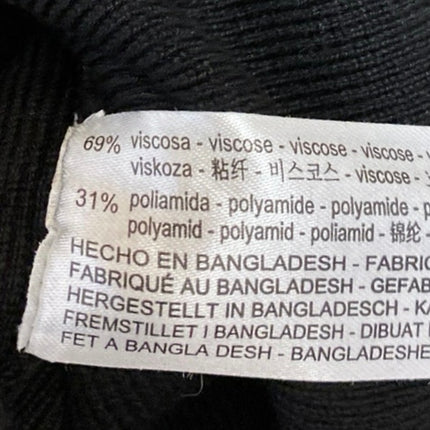 Zara Women's Black Sleeveless Crew Neck Cami Camisole Tank Crop Top Size S