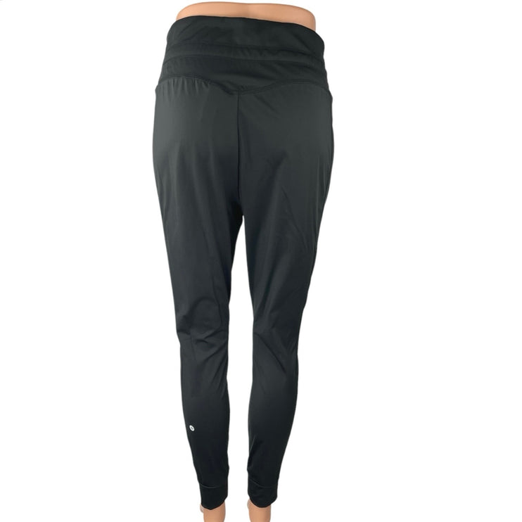 Halara Women's Black High Waisted Drawstring Athletic Leggings Pants Size M