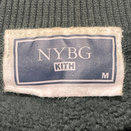 NYBG Kith Dark Green Long Sleeves Graphic Pullover Sweater Sweatshirt Top Size M