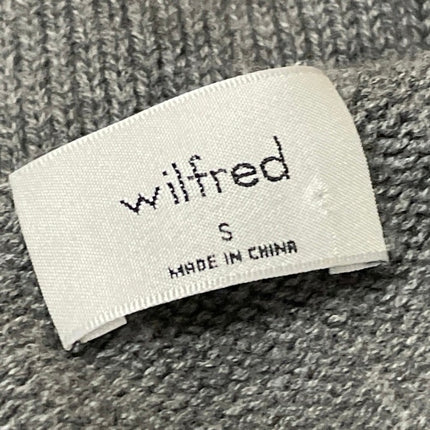 Aritzia Wilfred Basque Women's Gray Sleeveless Knit Cropped Sweater Vest Top S