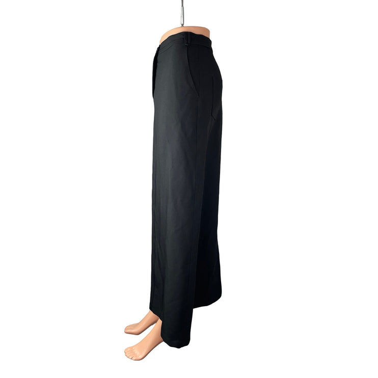 Cloud Inc Women's Black High Rise Zip Up Minimalist Business Maxi A-Line Skirt S