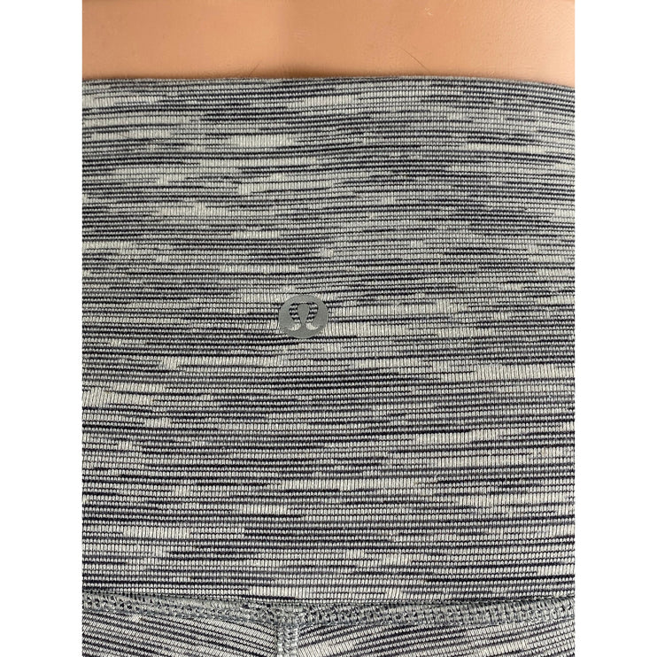 Lululemon Women's Heather Gray Yoga Workout Running Athletic Leggings Pants Sz 4