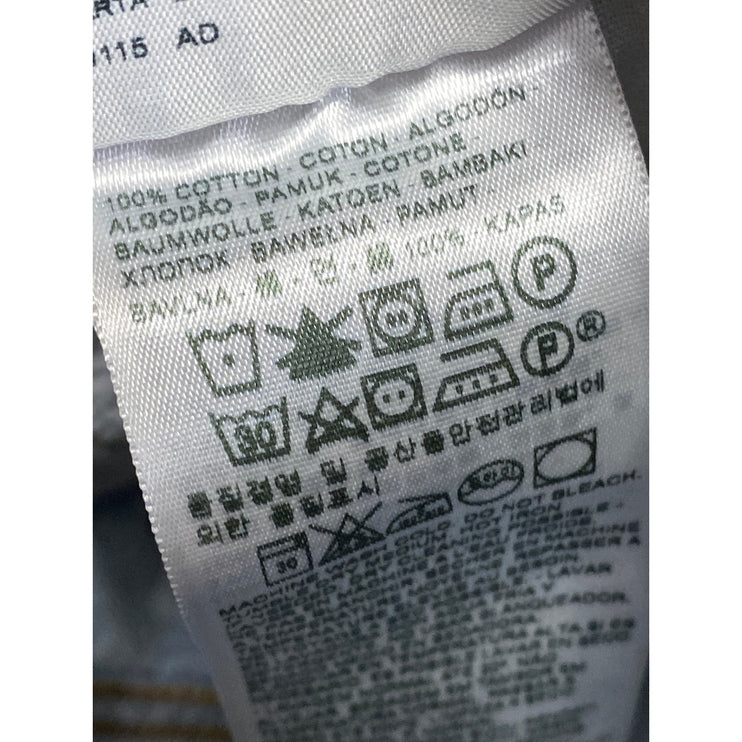 Levi's 501 Women's Blue High Waisted Frayed Raw Hem Cutoff Denim Jeans Shorts 27