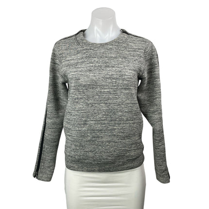 Lululemon Women's Gray Zipper Long Sleeves Heather Knit Pullover Sweater Top M