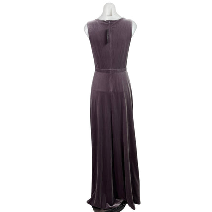 NEW Lulus Beautiful Night Dusty Purple Velvet Sleeveless Maxi Bridesmaid Dress S