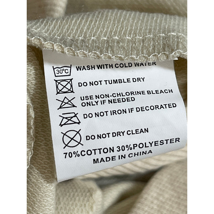 Men's Beige New York Knicks Jalen Brunson 11 NBA Long Sleeve Sweatshirt Top S