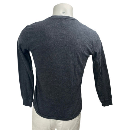 Polo Ralph Lauren Men's Black Long Sleeve Logo Crew Neck T Shirt Tee Top Size S