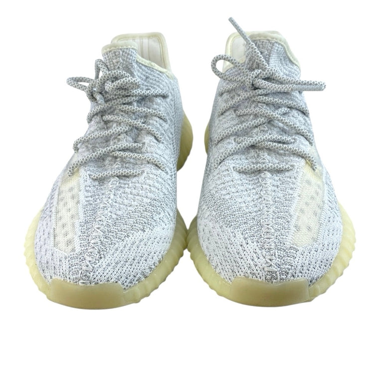 Adidas Yeezy Boost 350 V2 White Gray Knit Lace Up Athletic Sneakers Shoes Sz 9.5
