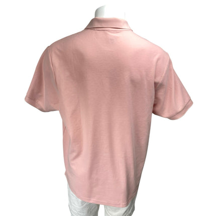 Northyard Men's Pink Short Sleeve Golf Tennis Collared Polo Shirt Top Size XL
