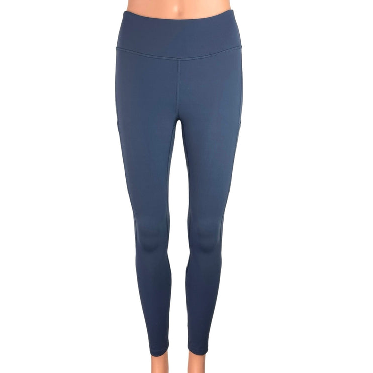 Outdoor Voices Blue Mid Rise Pull On Stretch Cropped Workout Leggings Size XS