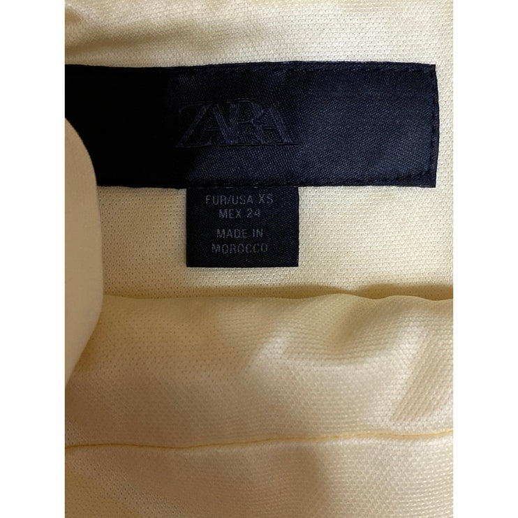 Zara Women's Yellow Knot Bot Strap Sleeveless Cami Camisole Tank Top Size XS