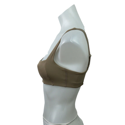 MP Studio Open Back Brown Beige Workout Bundle Lot of 2 Sports Bra Tank Top Sz S