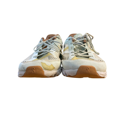 On Running Cloudflow Women's Aloe White Lace Up Athletic Running Shoes Size 9.5