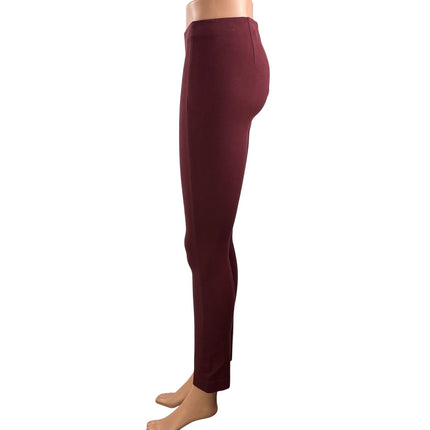 Rag & Bone Women's Red High Rise Zip Slim Fit Skinny Leggings Pants Size 00