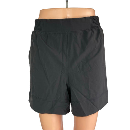 Lululemon Men's Black High Rise Yoga Gym Workout Athletic Activewear Shorts XL