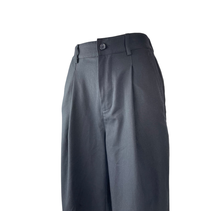 Urban Outfitters Women's Black Pleated High Rise Wide Leg Trousers Pants Size S