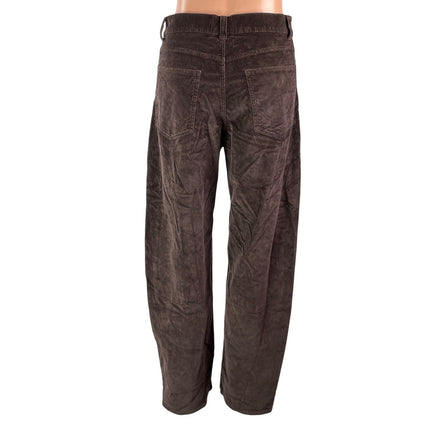 Madewell The Balloon Women's Brown Corduroy Barrel Baggy Trousers Pants Size 28