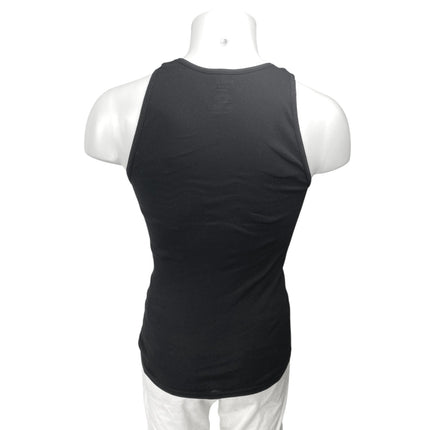 Polo Ralph Lauren Men's Black Ribbed Knit Logo Stretch Classic Tank Top Size S