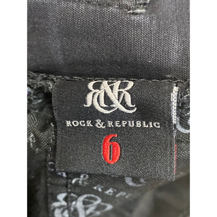 Rock & Republic Women's Mid Rise Casual Y2k Ankle Skinny Denim Jeans Size 6