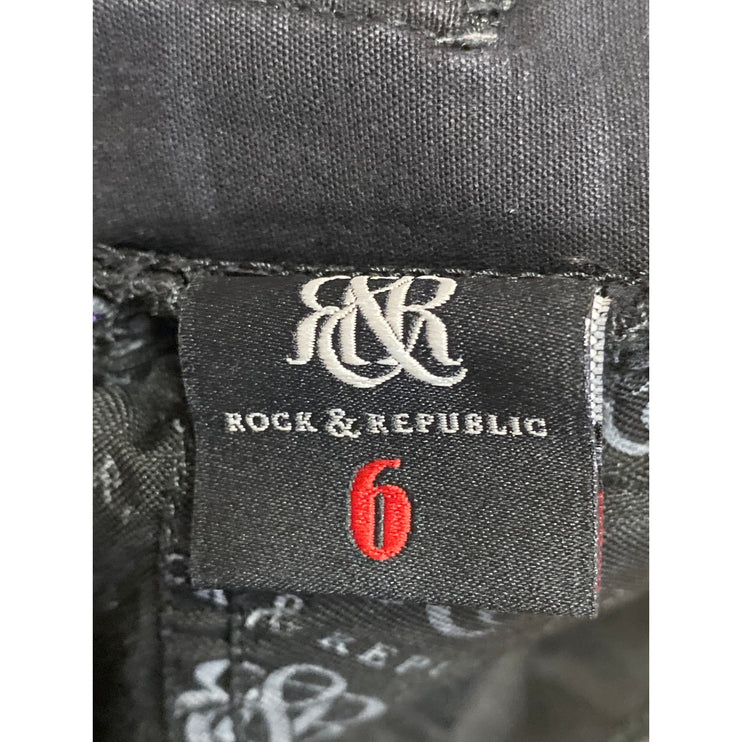 Rock & Republic Women's Mid Rise Casual Y2k Ankle Skinny Denim Jeans Size 6