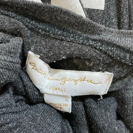 Spiritual Gangster Savasana Gray Graphic Long Sleeve Sweater Sweatshirt Top XS