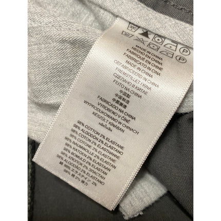 Michael Kors Men's Gray Straight Leg High Rise Chino Khaki Trousers Pants 36/34