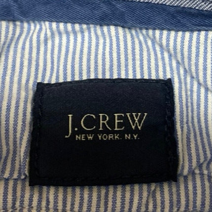 J.Crew Club Men's Blue Plaid Straight Bermuda Golf Chino Khaki Shorts Size 30
