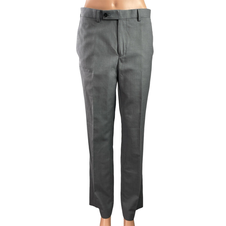 Calvin Klein Women's Gray High Rise Straight Career Trousers Dress Pants Size 29