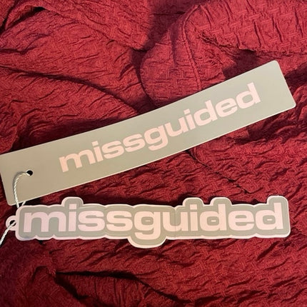 NEW Missguided Red Textured Cutout Long Bell Sleeve Mock Mini A Line Dress XS