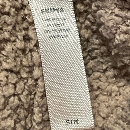 SKIMS Womens Brown Knit Elastic Waist Relaxed Wide Leg Lounge Trouser Pants S/M