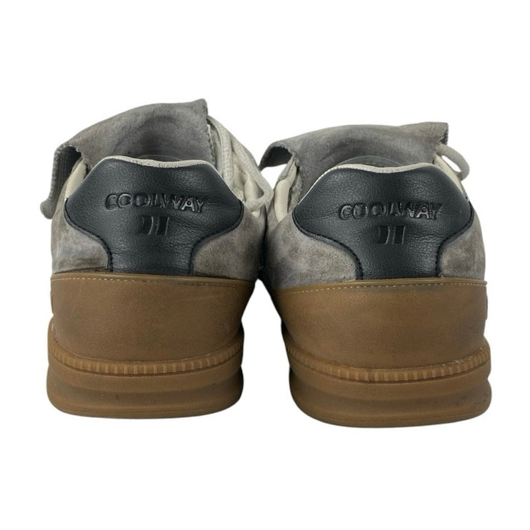 Coolway Becks-X Men's Gray Stone Lace Up Low Top Suede Sneaker Shoers Size 11
