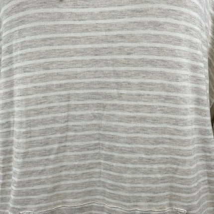 NEW Marks & Spencer Stripe Hooded Long Sleeve Casual Lounge Tee T-Shirt Top 18