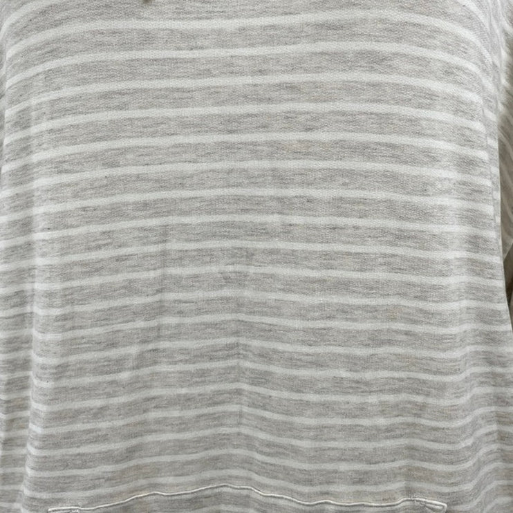 NEW Marks & Spencer Stripe Hooded Long Sleeve Casual Lounge Tee T-Shirt Top 18