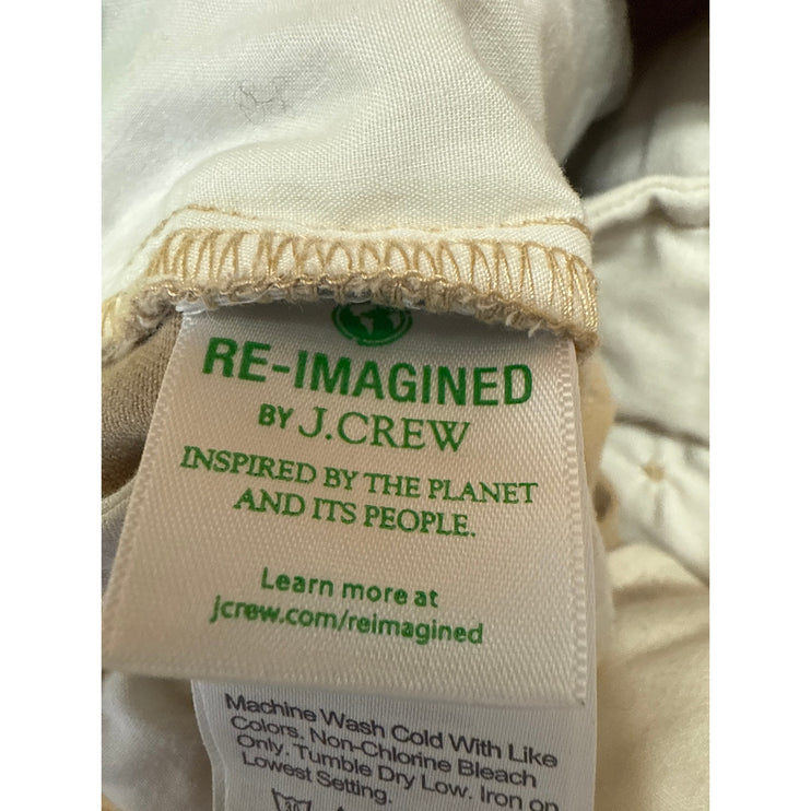 J.Crew Crew Cuts Kids Boys Cream Stretch Slim Fit Straight Khaki Chino Pants 21