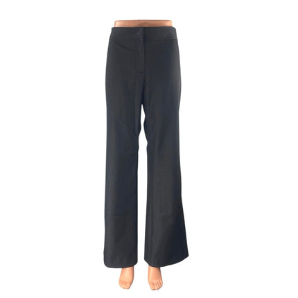 Karen Kane Women's Black High Rise Wide Leg Baggy Career Trousers Pants Size 8