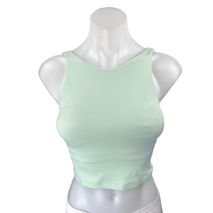 Lululemon Women's Green Sleeveless Activewear Fitness Gym Crop Tank Top Size 2