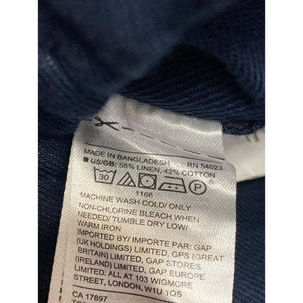 Banana Republic Women's Blue Long Sleeve Pocket Button Up Denim Shirt Top Size M