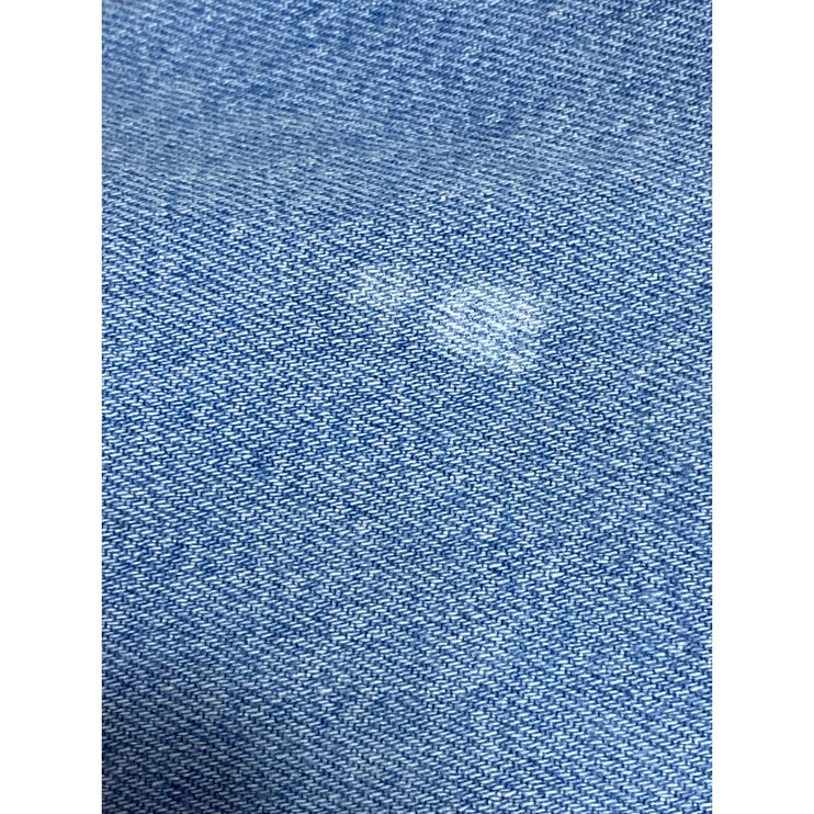 Zara Women's Light Blue Raw Frayed Hem High Rise Straight Denim Jeans Pants Sz 2