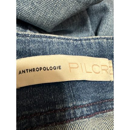 Anthropologie Pilcro Women's Blue High Waisted Skinny Denim Jeans Size 26