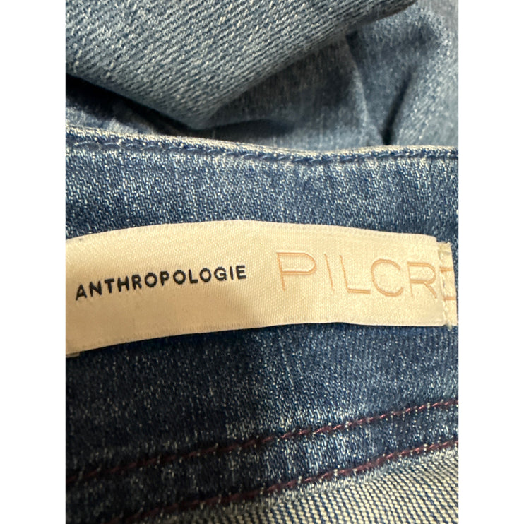 Anthropologie Pilcro Women's Blue High Waisted Skinny Denim Jeans Size 26