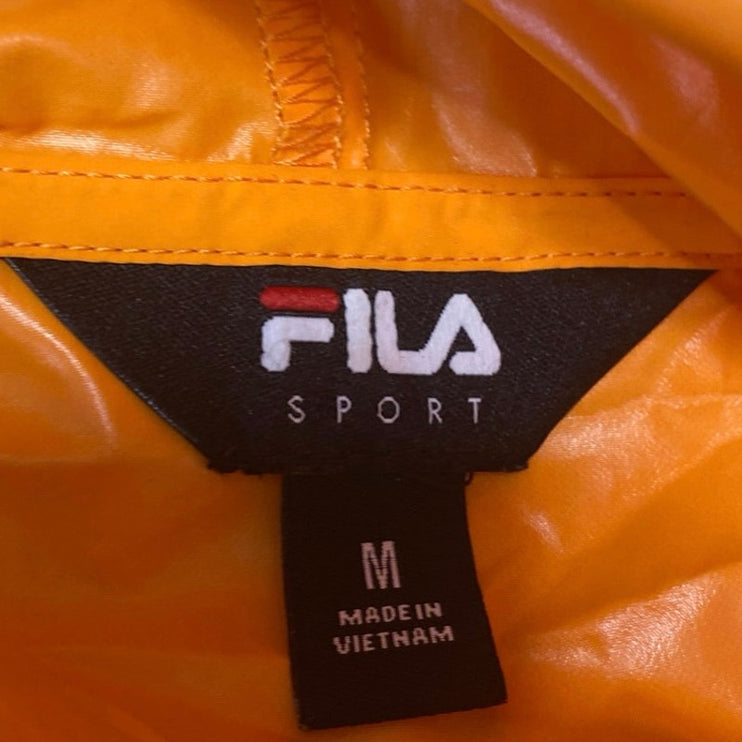 FILA Sport Women's Multicolor Colorblock Hoodie Hooded Windbreaker Jacket Size M