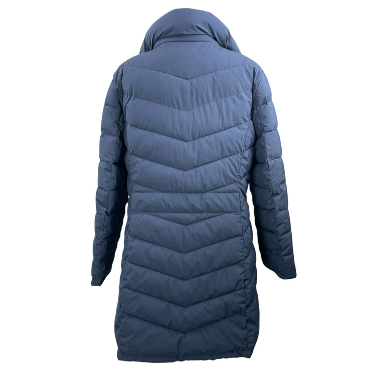 NEW Tommy Hilfiger THFLEX Navy Blue Double Layer Long Down Puffer Coat Jacket XL
