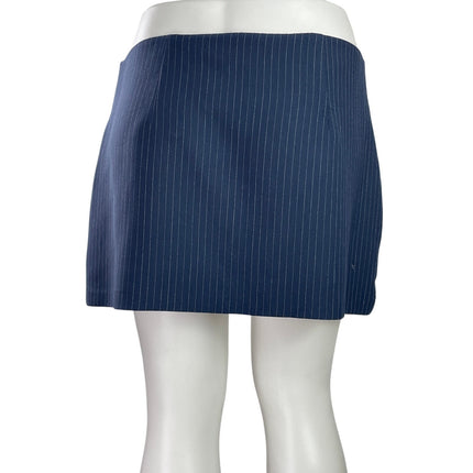NEW Abercrombie & Fitch Women's Navy Blue High Waist Mini Skirt Skort Size XL